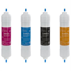 Фильтры для пурифайеров 14 дюймов, ресурс до 12 000 л, КОМПЛЕКТ 4 шт., ECOTRONIC, 11749 - фото 14883311