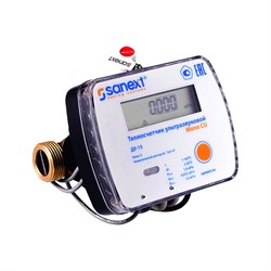 Счетчик SANEXT Mono CU Ду 15 мм 0,6 м3/ч подающий трубопровод Impulse - фото 14883444
