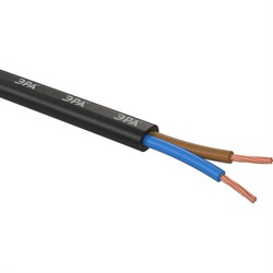 Провод ЭРА ШВВП 2x0,75 мм2 10м чрный - фото 14886549