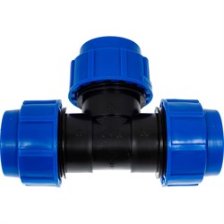 Компрессионный тройник для ПЭ труб Lammin Lm34014323232 - фото 14889770