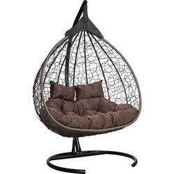 Подвесное двухместное кресло-кокон Лаура FISHT - фото 14894737