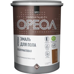 Акриловая эмаль для пола Ореол 73363 - фото 14897154