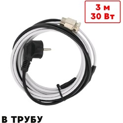 Саморегулирующийся греющий кабель в трубу ТеплоСофт SRF10/3м/в трубу - фото 14899929