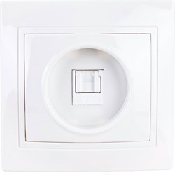 Одноместная компьютерная розетка Generica КВАРТА - фото 14901197