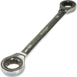 Двусторонний трещоточный накидной ключ HORTZ HOR 118861 - фото 14904394