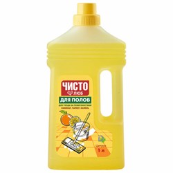 Средство для мытья пола 1 л, ЧИСТОЛЮБ "Цитрусовая свежесть", 2300051 - фото 14907295