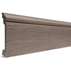 Напольный ударопрочный влагостойкий плинтус Decor-Dizayn 701-80SH - фото 14909754