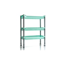 Узкая этажерка Полимербыт Флер - фото 14911393