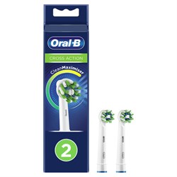 Насадки для электрической зубной щетки КОМПЛЕКТ 2 шт. ORAL-B (Орал-би) Cross Action EB50RX, 80347918 - фото 14913989