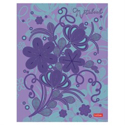 Блокнот А5 167х216 мм, 80 л., твёрдый, клетка, матовая ламинация, блок 5 цветов, HATBER, "Искусство орнамента", 085277, 80ББ5лофВ130982 - фото 14922795