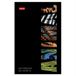 Блокнот А5 80 л., на скобе, картон, клетка, глянцевая ламинация, HATBER, "Animals print", 086090, 80Б5лВ1_31343 - фото 14922799