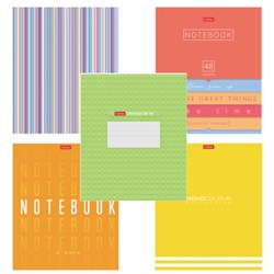 Тетрадь А5 48 л., HATBER скоба, клетка, обложка картон, "Ассорти - Выпуск №2" (микс в спайке), 087346, 48Т5В1 - фото 14922906