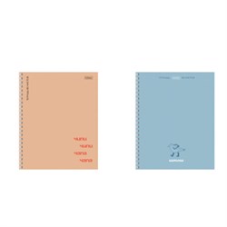 Тетрадь А5, 80 л., HATBER, гребень, линия, матовая ламинация, "Чипи-чипи" (микс в спайке), 088819, 80Т5лВ2гр - фото 14922930