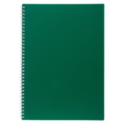 Тетрадь обложка пластик, А4, 80 л., гребень, клетка, HATBER, "VELVET" Зеленая, 081563, 80Т4В1гр_01607 - фото 14922949