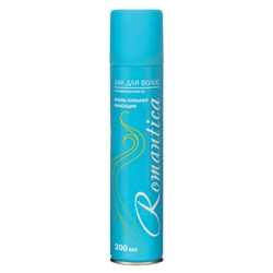 Лак для волос с провитамином B5 200 мл, РОМАНТИКА, очень сильная фиксация, СИБИАР, 5-01.04.148.12 - фото 14922980