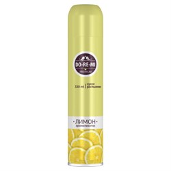 Освежитель воздуха аэрозольный с сухим распылением 330 мл, DO-RE-MI "Лимон", СИБИАР, 5-02.03.101.16 - фото 14923004