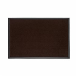 Коврик придверный 90х150 см, КОРИЧНЕВЫЙ, влаго-грязезащитный, 300 г/м2, рубчик, PRIMILA (ПРИМИЛА) STANDARD, 701017 - фото 14923675