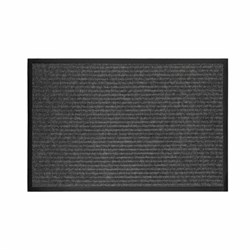 Коврик придверный 40х60 см, СЕРЫЙ, влаго-грязезащитный, 450 г/м2, ребристый, PRIMILA (ПРИМИЛА) EXTRA, 701022 - фото 14923680
