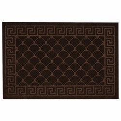 Коврик придверный 40х60 см, ВЕНГЕ, грязезащитный, 430 г/м2, фактурный рисунок ЧЕШУЙКИ, ЛЮБАША, 701059 - фото 14923717