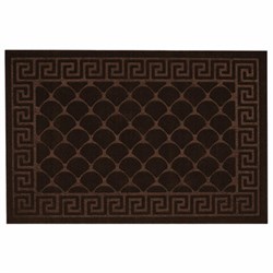 Коврик придверный 60х90 см, ВЕНГЕ, грязезащитный, 430 г/м2, фактурный рисунок ЧЕШУЙКИ, ЛЮБАША, 701062 - фото 14923720