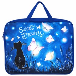 Папка на молнии с ручками BRAUBERG А4, 1 отделение, полиэстер, 80 мм, "Sweet dreams", 270959 - фото 14924601