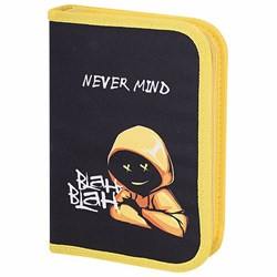 Пенал BRAUBERG с наполнением, 1 отделение, 1 откидная планка, 24 предмета, 21х14 см, "Rebel", 271528 - фото 14924611