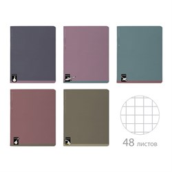 Тетрадь А5, 48 л., BRUNO VISCONTI, скоба, клетка, Soft-Touch, "Гуси" (5 видов), 7-48-1372 - фото 14924671