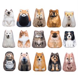 Игрушка мягкая АНТИСТРЕСС "ЖИВОТНЫЕ", Бифлекс, ассорти, высота 20 см, 15 видов, WOOZOO (ВУЗУ), 666360 - фото 14924696