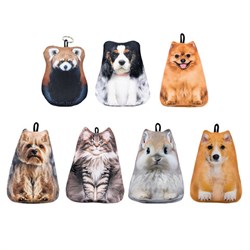 Игрушка-брелок мягкая АНТИСТРЕСС "ЖИВОТНЫЕ", Бифлекс, ассорти, высота 10,5 см, 7 видов, WOOZOO (ВУЗУ), 666361 - фото 14924697