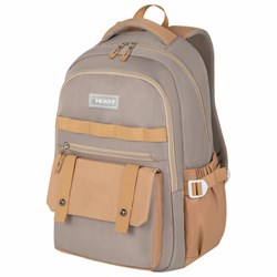 Рюкзак HEIKKI GOODLY (ХЕЙКИ) универсальный, 2 отделения, отделение для ноутбука, бежевый, 46x33x18 см, 273868 - фото 14927457
