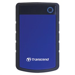 Внешний жесткий диск TRANSCEND StoreJet 1TB, 2.5", USB 3.0, синий, TS1TSJ25H3B - фото 14927603