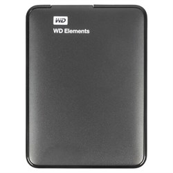 Внешний жесткий диск WD Elements Portable 2TB, 2.5", USB 3.0, черный, WDBU6Y0020BBK-WESN - фото 14927606