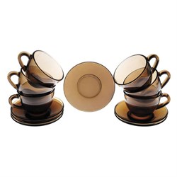 Набор чайный на 6 персон, 6 чашек объемом 200 мл и 6 блюдец, "Simply Eclipse", LUMINARC, J1261 - фото 14928803