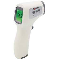 Термометр бесконтактный инфракрасный SONNEN NIT-2 (GP-300), электронный, 630829 - фото 14936052