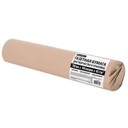 Бумага для творчества и упаковки, газетная, рулон 700 мм х 100 м, 45 г/м2, BRAUBERG, 665565 - фото 14936224