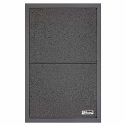 Коврик дезинфекционный двойной (Дезковрик "ХАССП-Контроль") 65х95 см, толщина 1,8 см, серый - фото 14936958