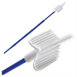 Зонд урогенитальный тип G (цервикальная щетка комбинированная) стерильный, КОМПЛЕКТ 100 шт., ЮНОНА - фото 14937028