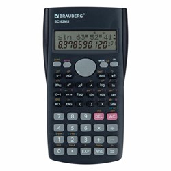 Калькулятор инженерный BRAUBERG SC-82MS (158х85 мм), 240 функций, 10+2 разрядов, темно-синий, 271721 - фото 14939125