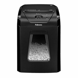 Уничтожитель (шредер) FELLOWES POWERSHRED 12C, 4 уровень секретности, фрагменты 4х40 мм, 12 л., 18 л, FS-71201 - фото 14940148