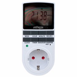 Таймер электрический ENERGENIE LCD-дисплей 2,3" белый, EG-SST-01 - фото 14944093