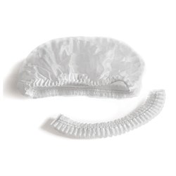 Шапочка "Шарлотта" белая КОМПЛЕКТ 50 шт. спанбонд 15 г/м2, ЧИСТОВЬЕ, 603-202 - фото 14945298