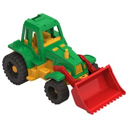 Трактор игрушечный с грейдером "Ижора", пластиковый, 20,8x11,1x11 см, НОРДПЛАСТ, 151 - фото 14955048