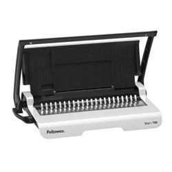 Переплетная машина для пластиковой пружины FELLOWES "STAR+", пробивавет до 15 листов, сшивает до 150 листов, FS-56275 - фото 14956957