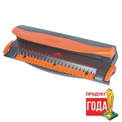 Переплетная машина для пластиковой пружины BRAUBERG BM-4, + ДЫРОКОЛ на 4 отверстия, пробивает 4 л., сшивает до 50 л., 531585 - фото 14956958