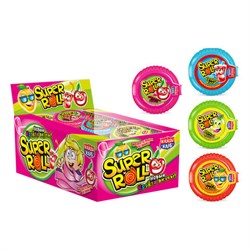 Жевательная резинка SUPER ROLL ассорти, 10 г, КАНДИ КЛАБ, GUM006-2 - фото 14959499