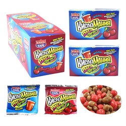 Жевательные конфеты "Кисломания дабл фрукт" вишня и кола, 14 г, КАНДИ КЛАБ, CHW042-1 - фото 14959516