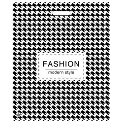 Пакет с вырубной ручкой ПВД, 60х50 см, "Шанель БИГ", 100 мкм, н00145316 - фото 14959561