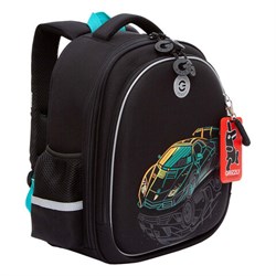 Ранец GRIZZLY анатомическая спинка, c бейджем, для мальчиков, "THE COOLEST", 36х28х20 см, RAz-587-9/1 - фото 14960690