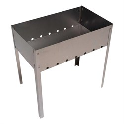 Мангал сборный стальной, размер 500х300х500 мм, в термопленке, 701726 - фото 14968290