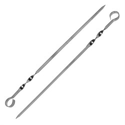 Шампур угловой, размер 450х10х0,5 мм, 701731 - фото 14968293